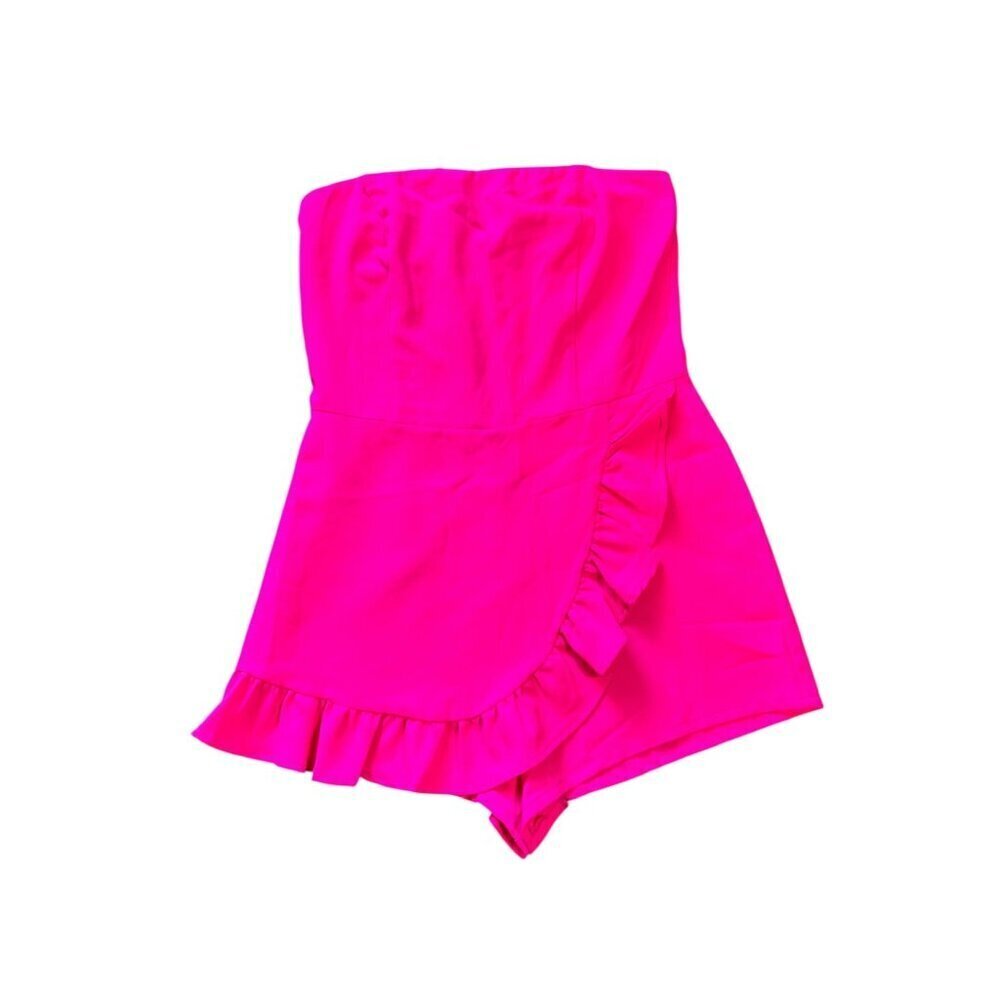 TCEC Women's Hot Pink Shorts Romper
